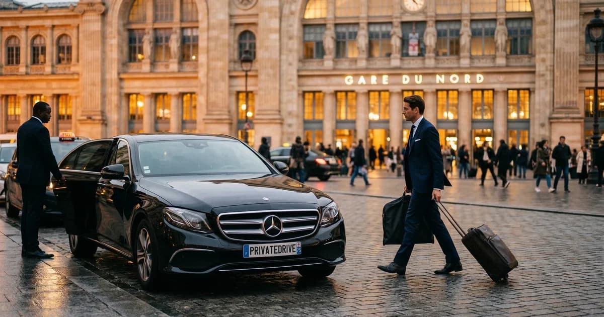Transferts Gare du Nord pour passagers Eurostar
