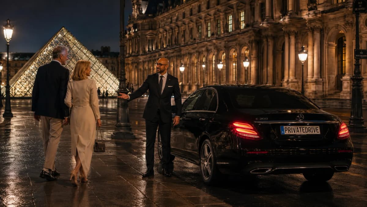 Votre chauffeur privé à Paris.