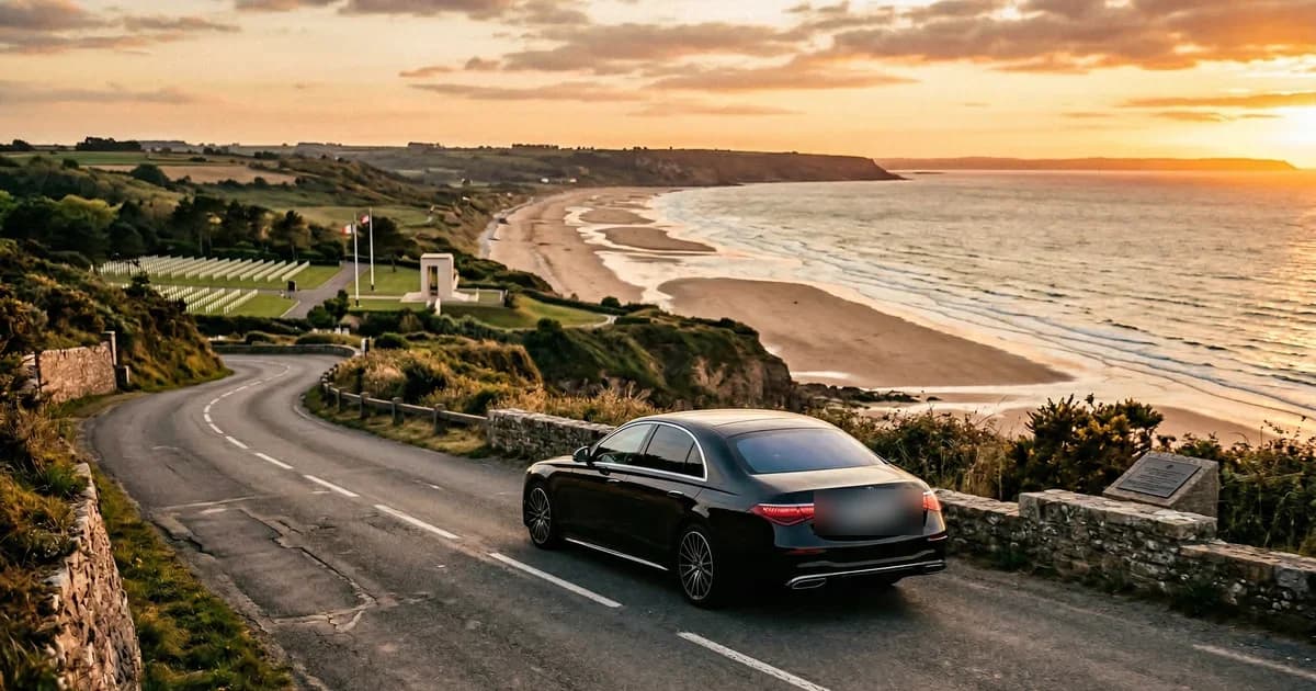 Normandy D-Day Beaches by Private Car from Paris
